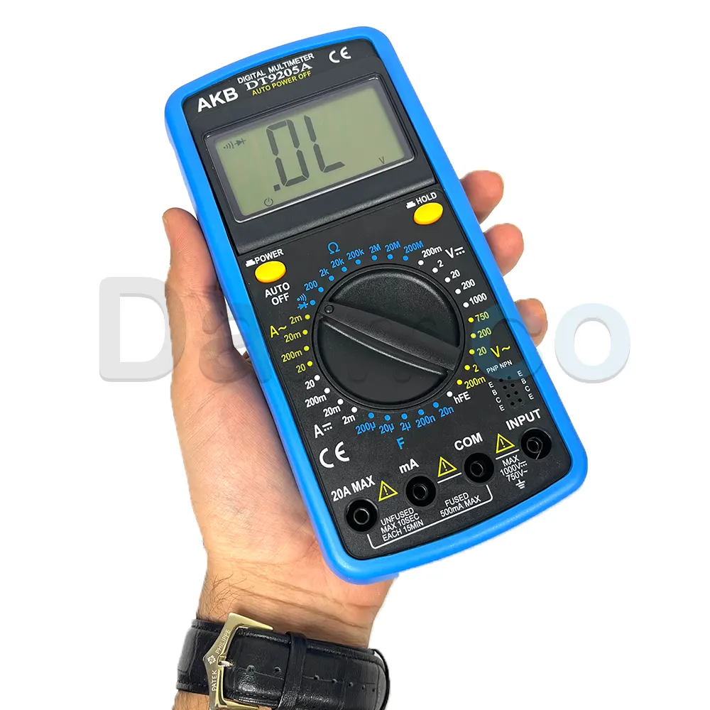 مولتی متر dt9205a