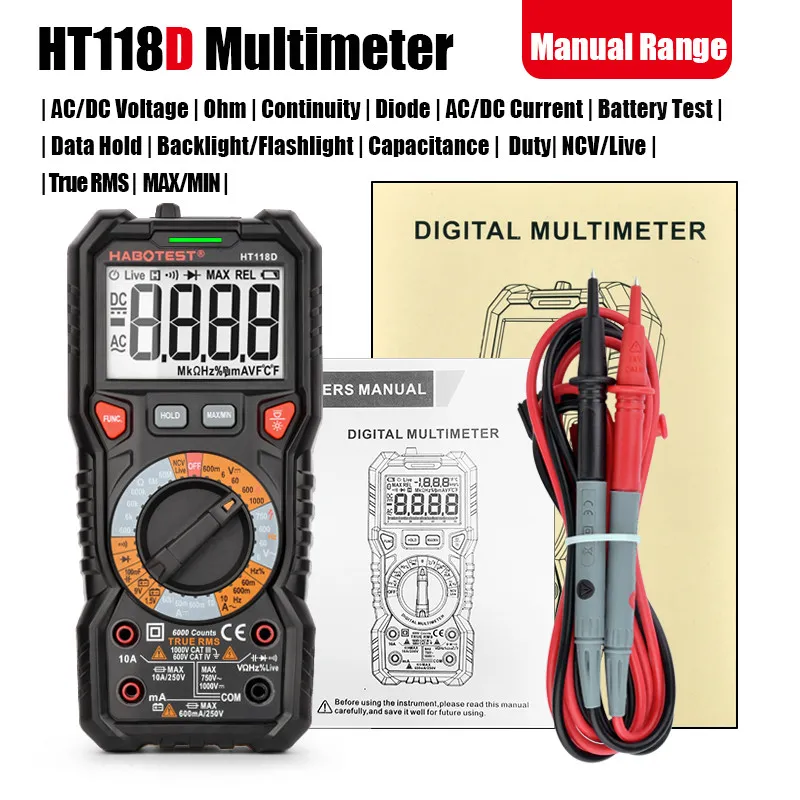 مولتی متر هابوتست HT118D