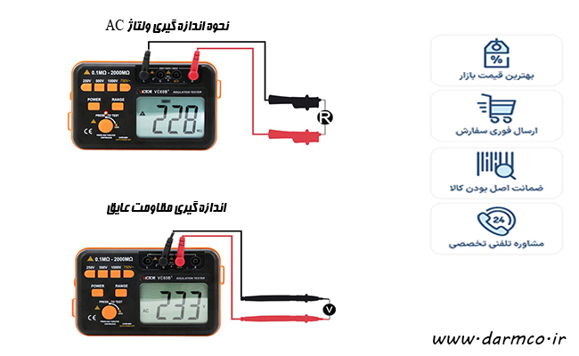 میگر دیجیتال ویکتور VICTOR VC-60D+