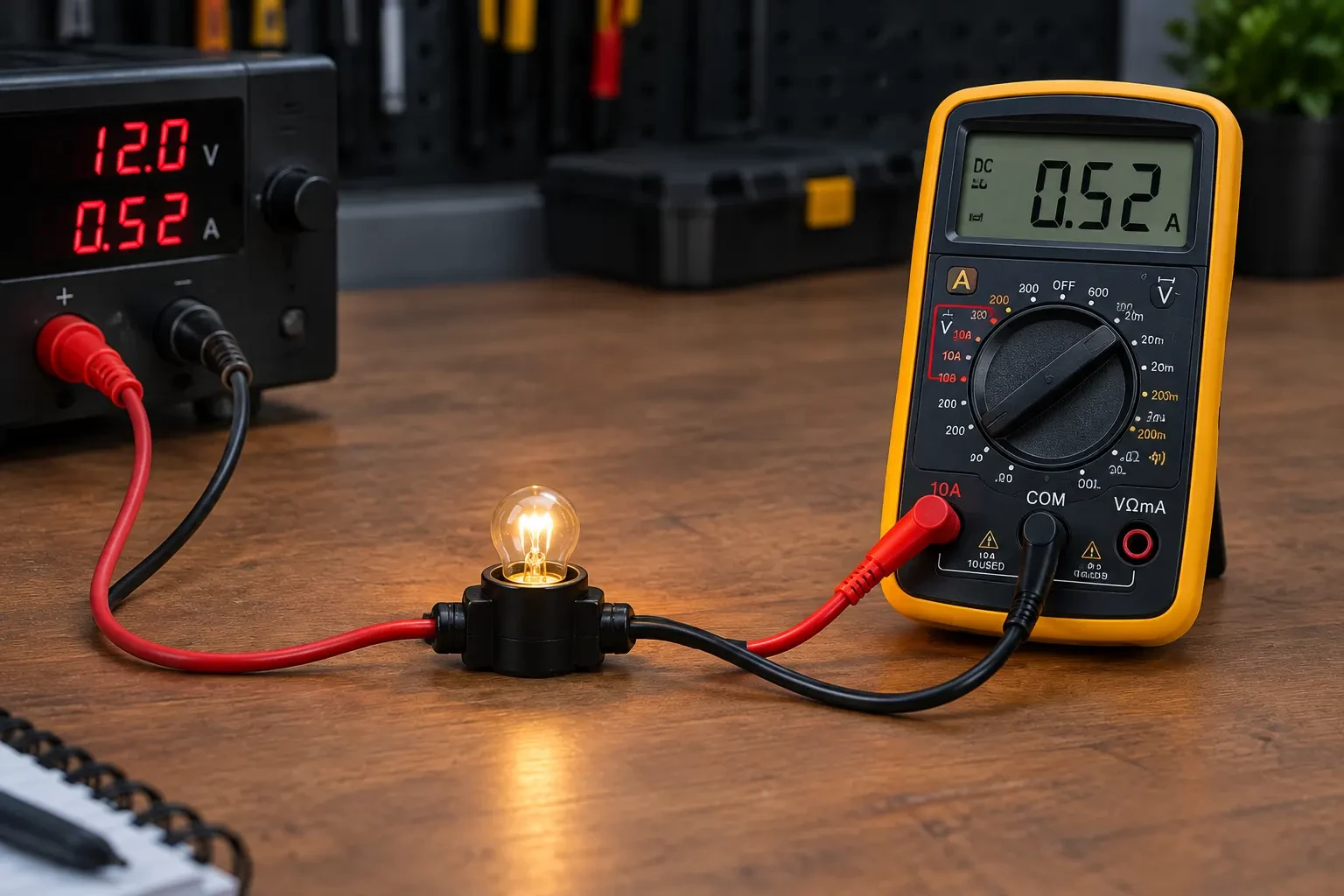 آموزش اندازه گیری جریان با مولتی متر؛ AC و DC