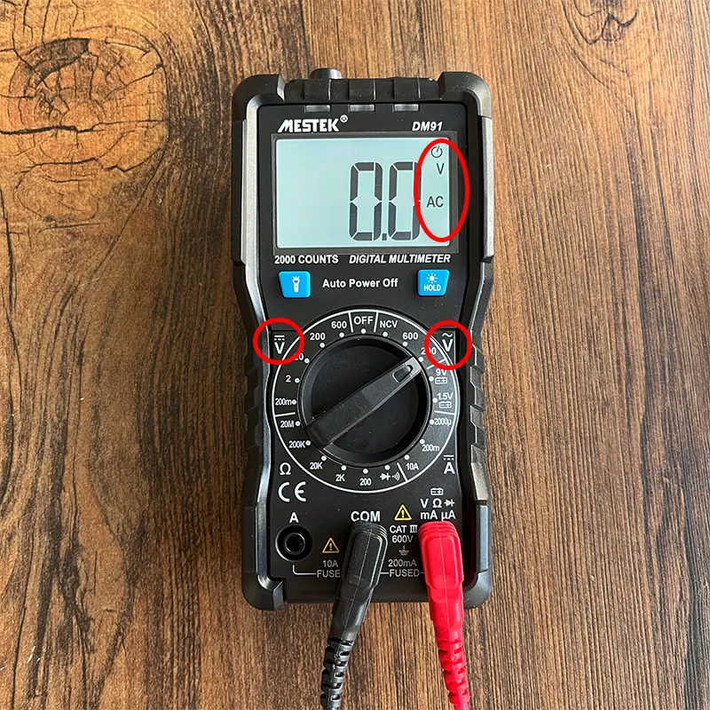 آموزش تست ولتآژ Ac -DC با مولتی متر
