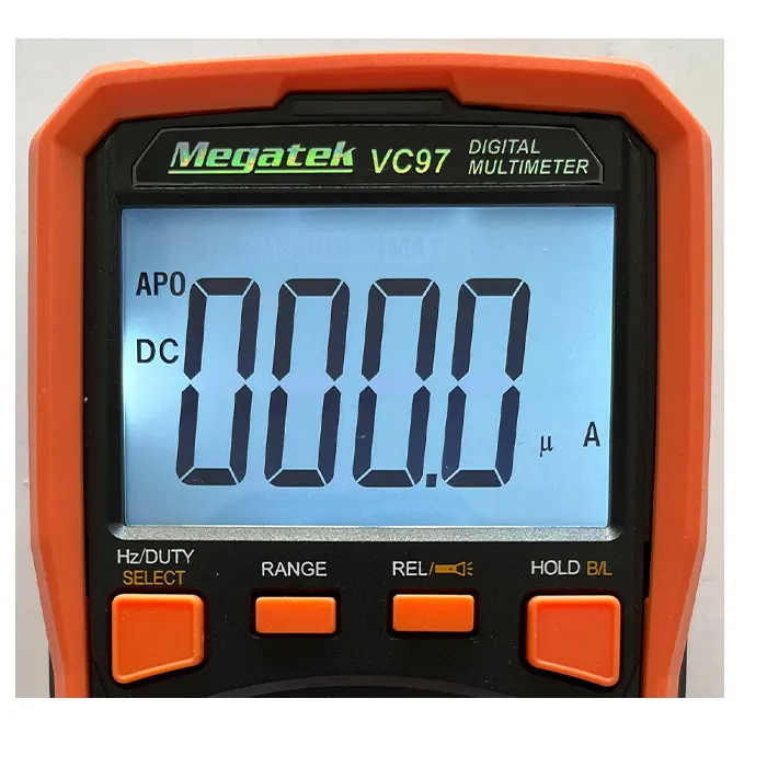 نمایشگر مولتی متر vc97 مگاتک - Resolution