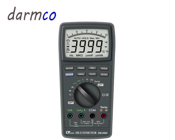 مولتی متر دیجیتالی حرفه ای لوترون LUTRON DM-9960