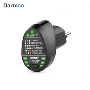 تستر سوکت و ارت پریز مستک مدل MESTEK ST02D