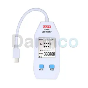 پاورمتر USB شارژر و پاور بانک یونیتی مدل UNI-T UT658C