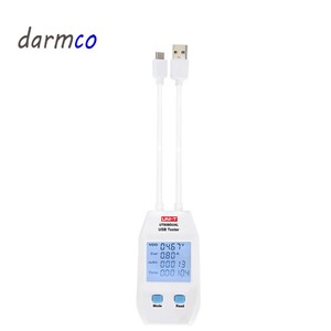 پاورمتر USB شارژر و پاور بانک یونیتی مدل UNI-T UT658Dual