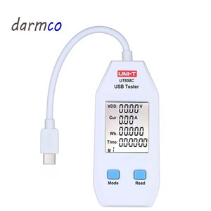 پاورمتر USB شارژر و پاور بانک یونیتی مدل UNI-T UT 658C